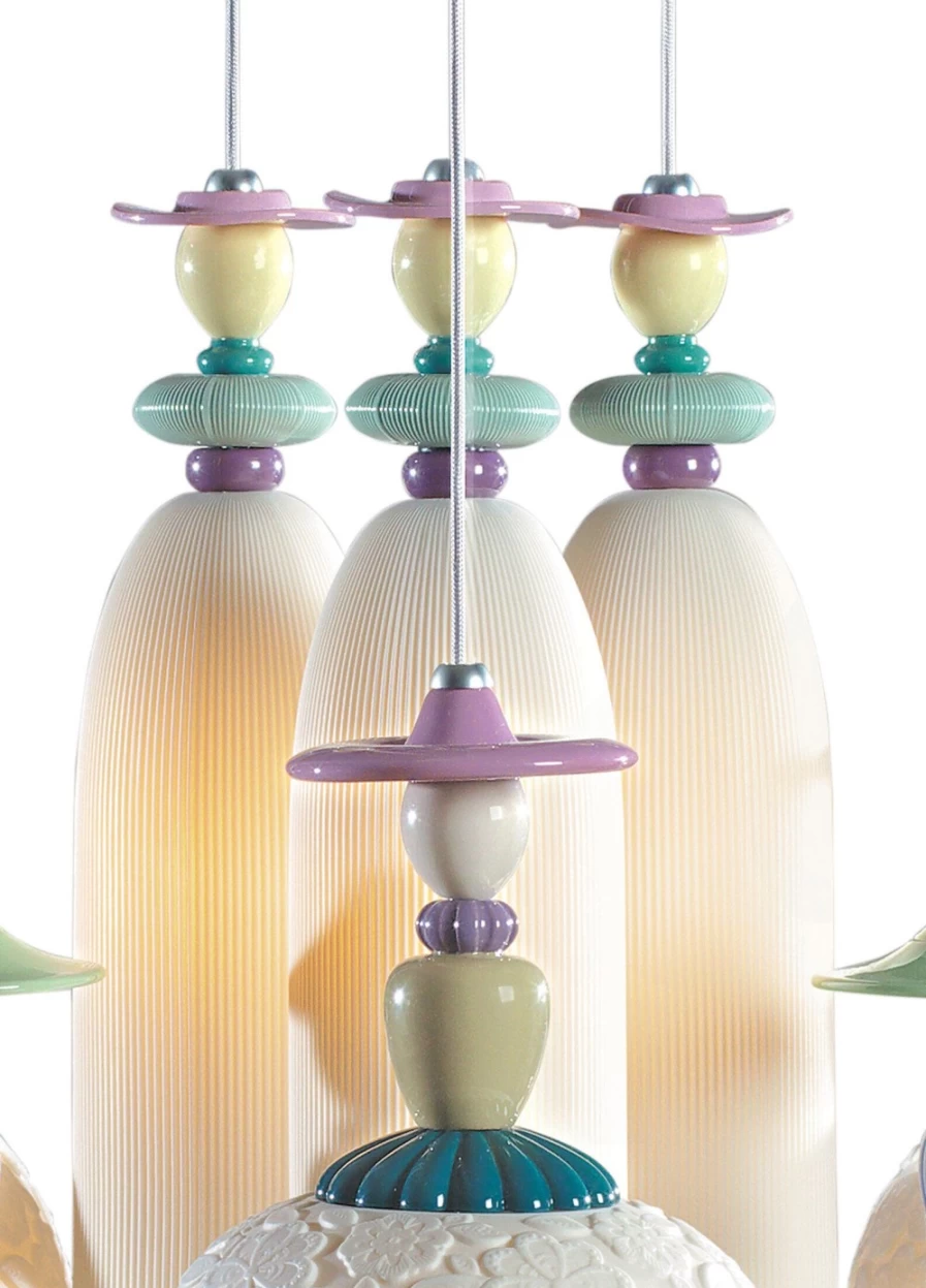 Lladró Madermoiselle 9-Light Seaside Dreams Crystal Chandelier for Elegant Coastal Decor