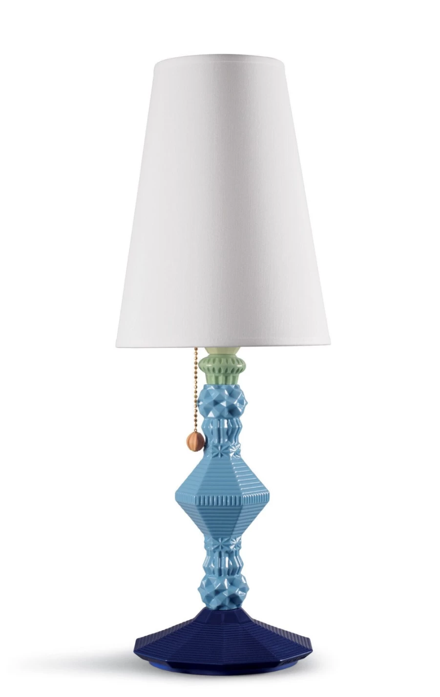 Lladró Belle De Nuit Multicolor Table Lamp | Decorative Ceramic Lighting for Home & Interior Design (US)
