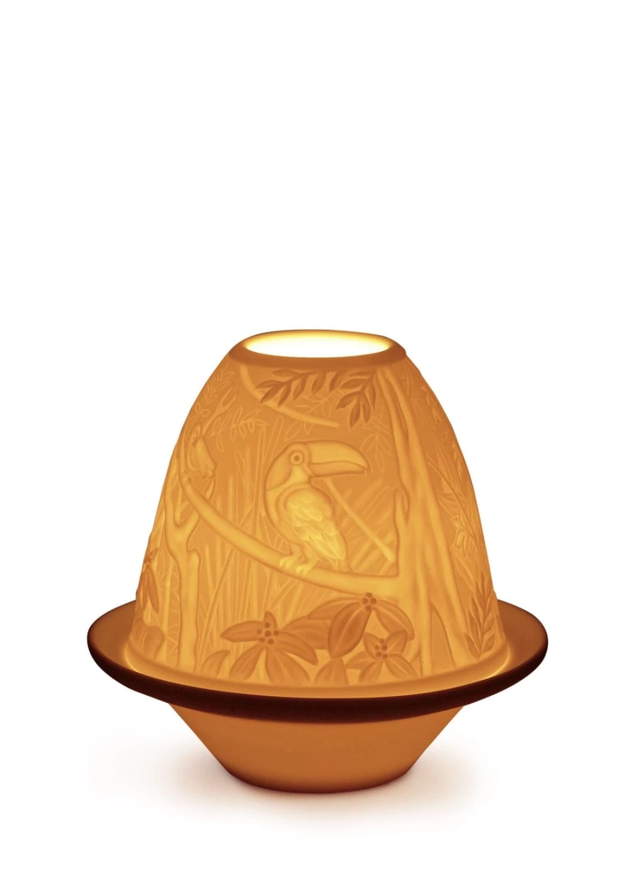 Lladró Toucans Lithophane Decorative Plate with 3D Art Design