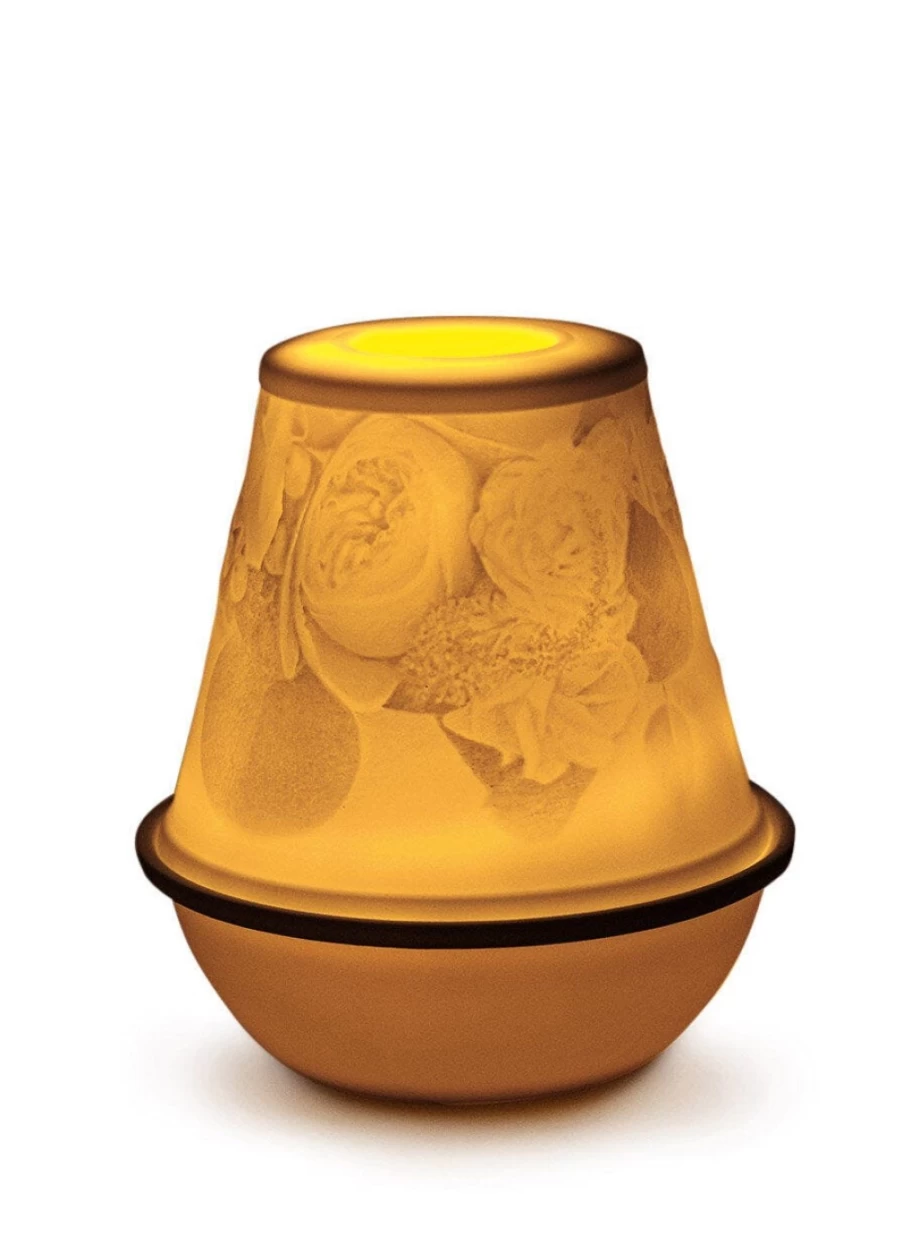 "Customizable Lladró Engagement Lithophane - Personalized Photo Gift"