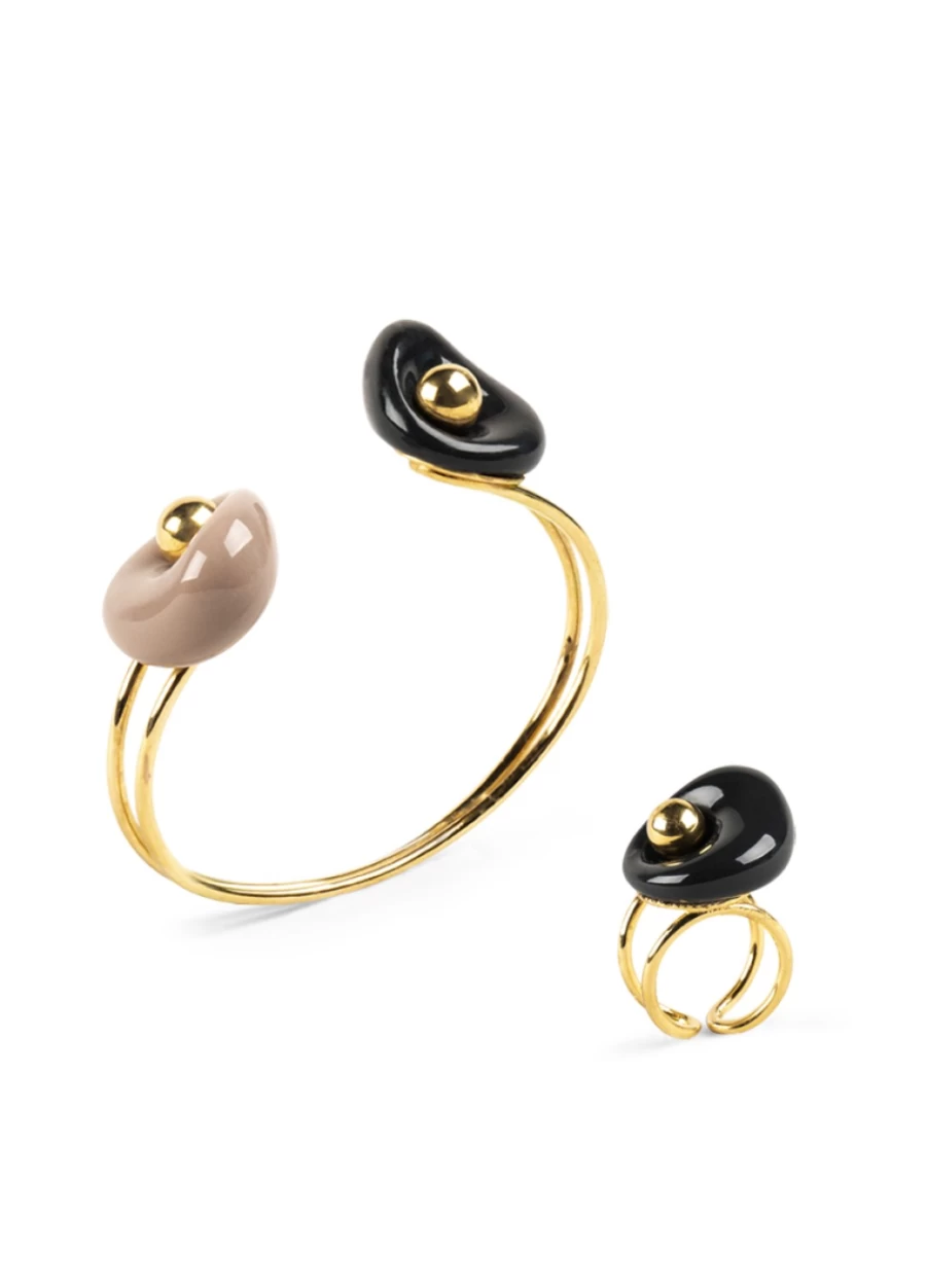 Lladró Peebles Elegant Porcelain Cufflinks Set for Men – Stylish Designer Jewelry Gift