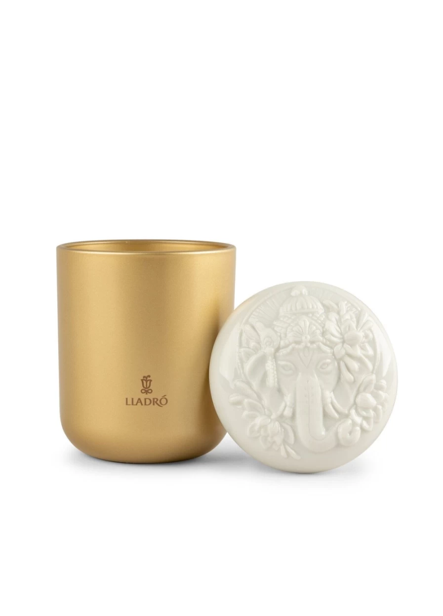 Lladró Lord Ganesha Scented Candle - Gardens of Valencia Collection