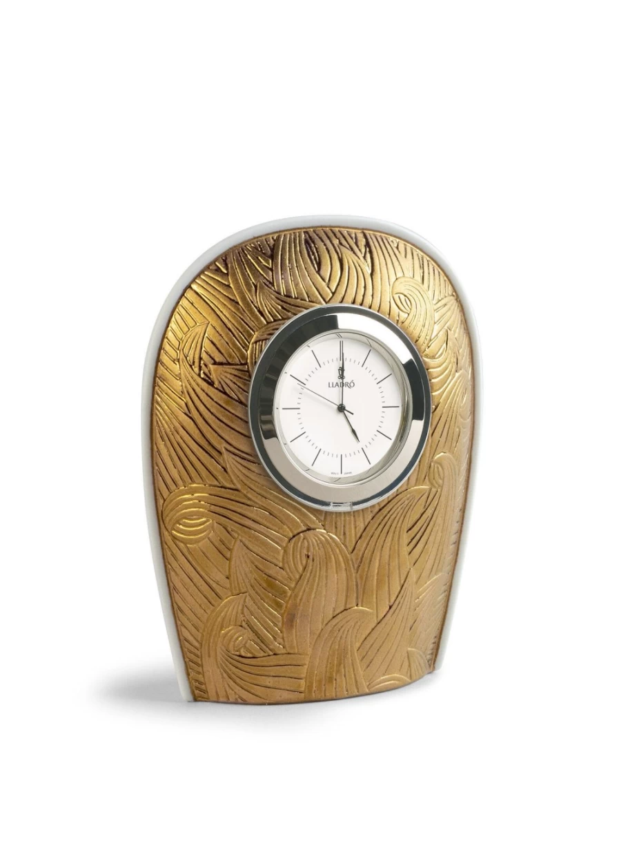 Lladró Mirage Clock – Elegant Artisan Table Clock with Illusion Design