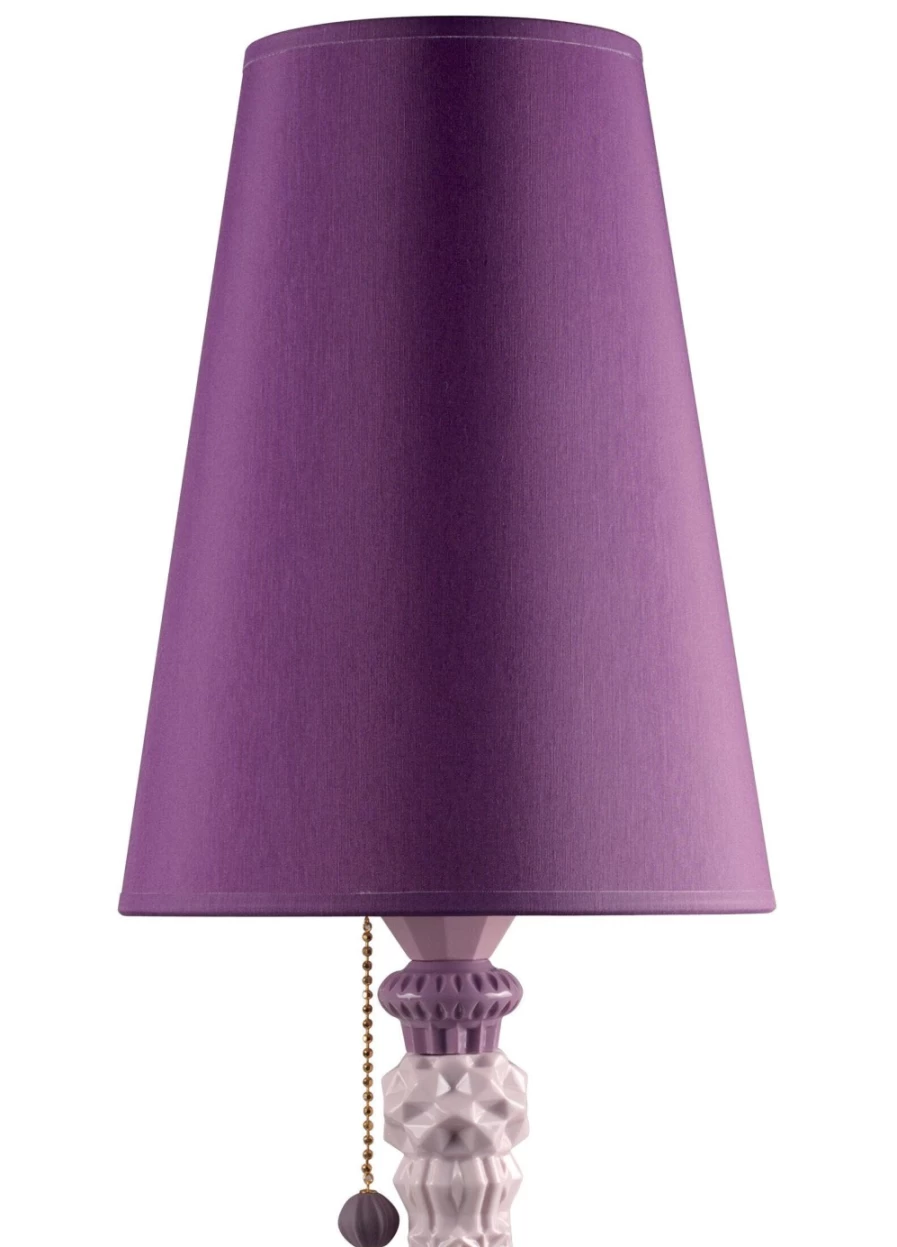 Lladró Belle De Nuit Pink Table Lamp | Elegant Ceramic Night Light (US)