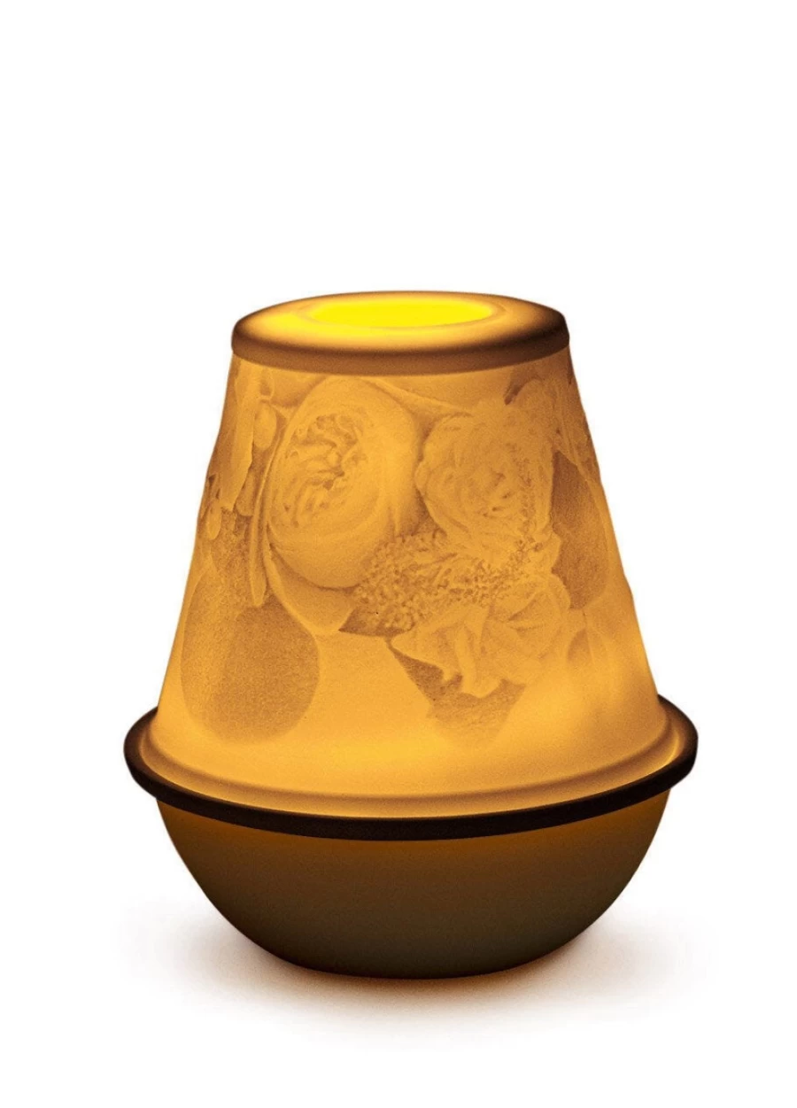 Lladró Customizable Rechargeable LED Engagement Lithophane Lamp - Personalized Gift