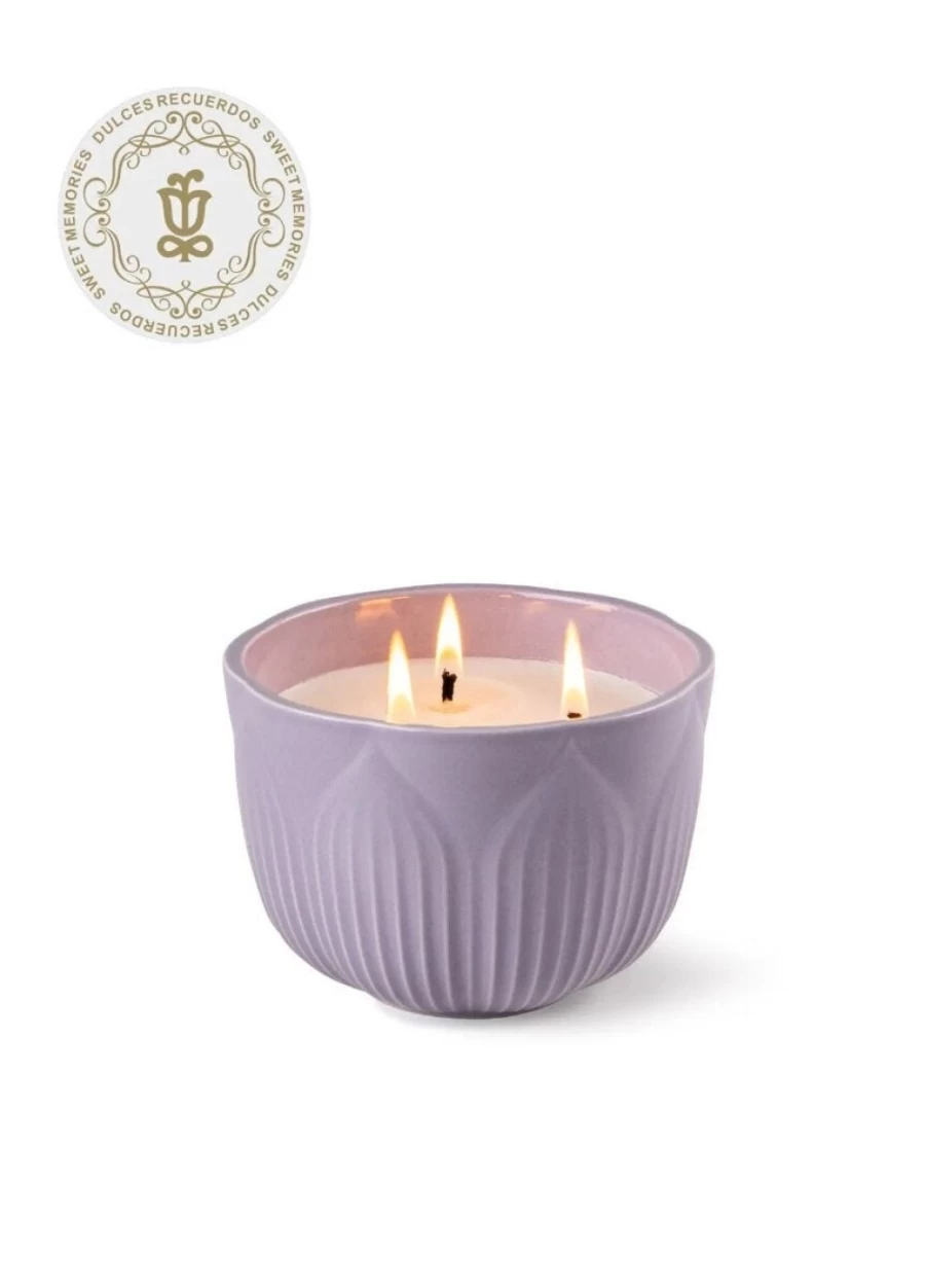 Lladró Fleurs Scented Candles Set - Elegant Floral Home Fragrance Collection