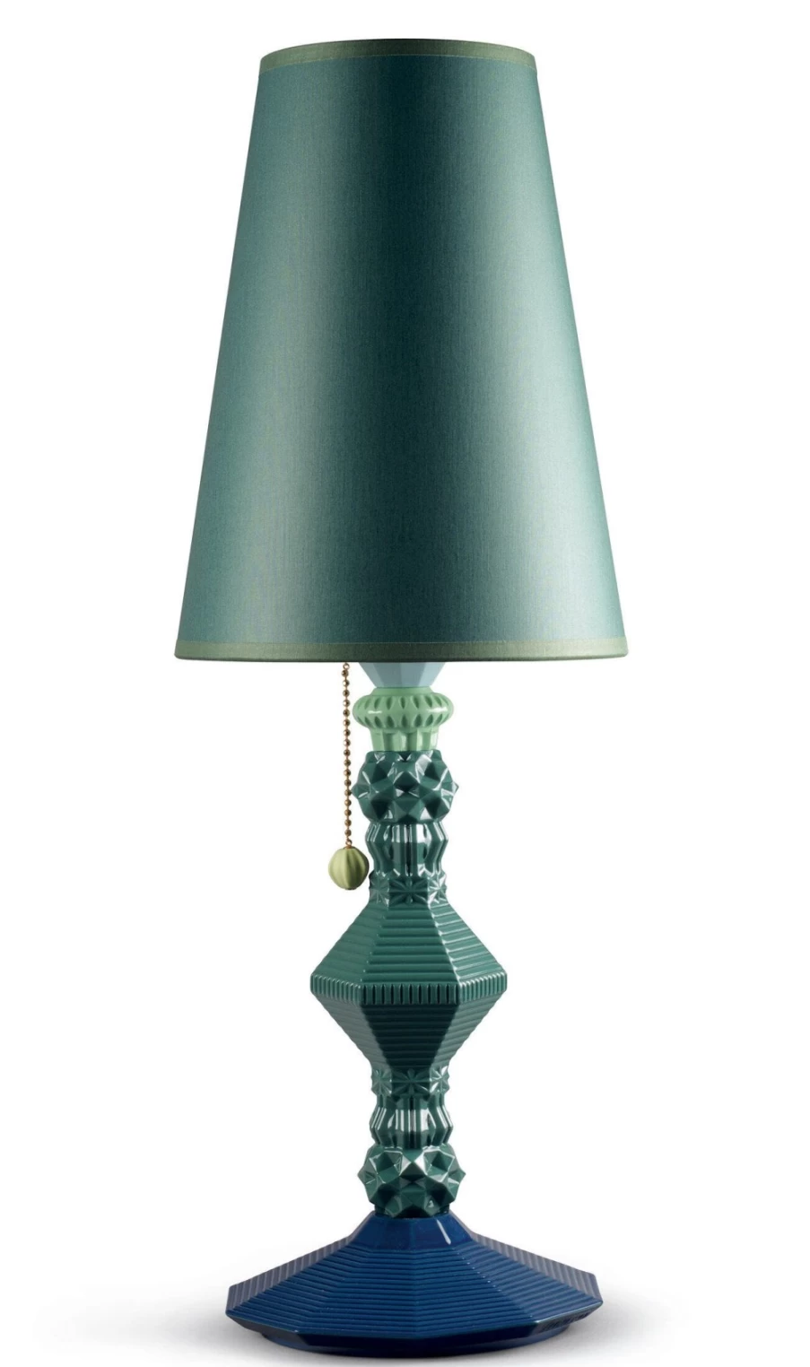 Lladró Belle De Nuit Green Table Lamp – Elegant US Collection