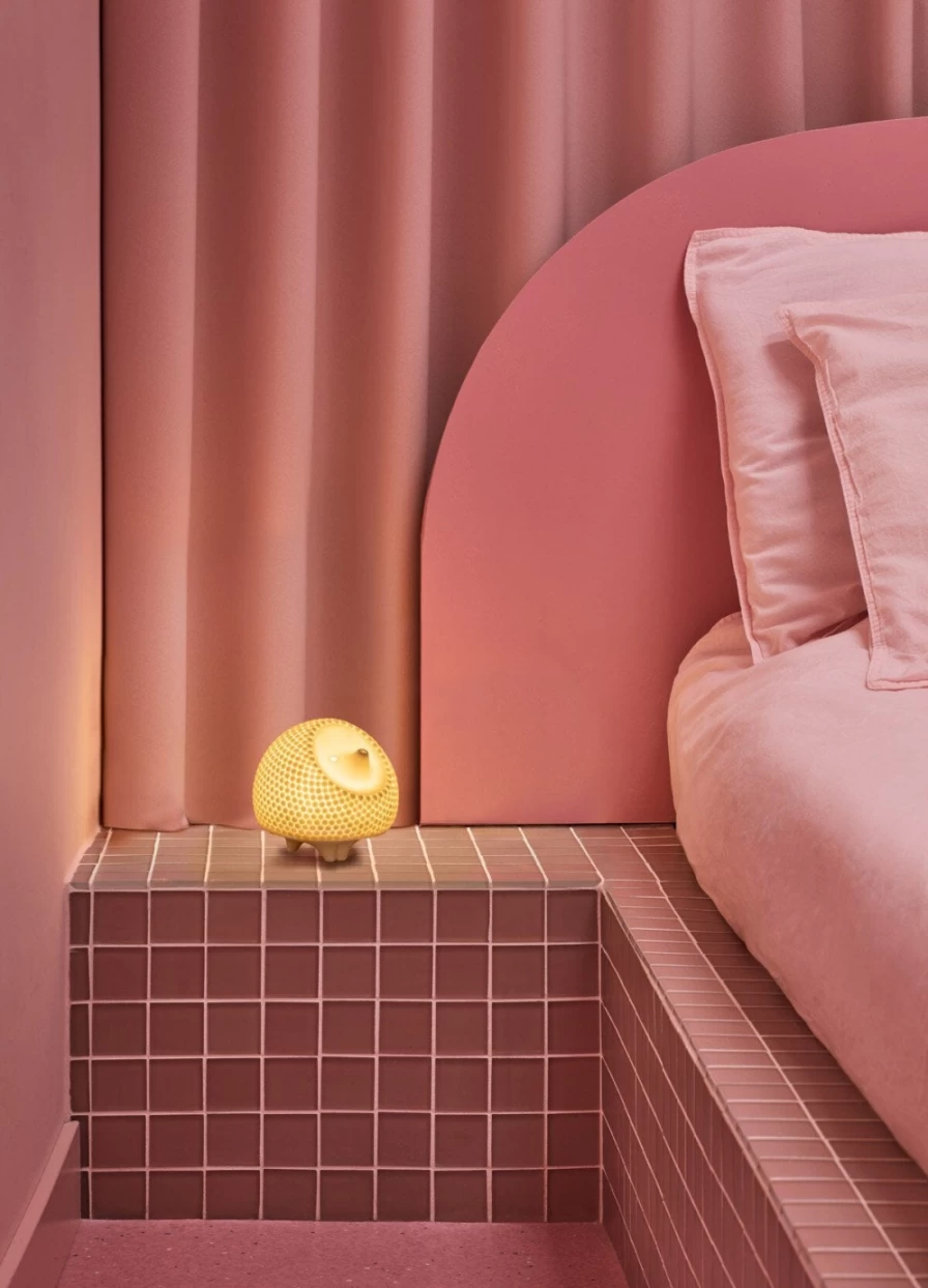 Lladró Hedgehog-Inspired Wireless LED Table Lamp for Home Decor