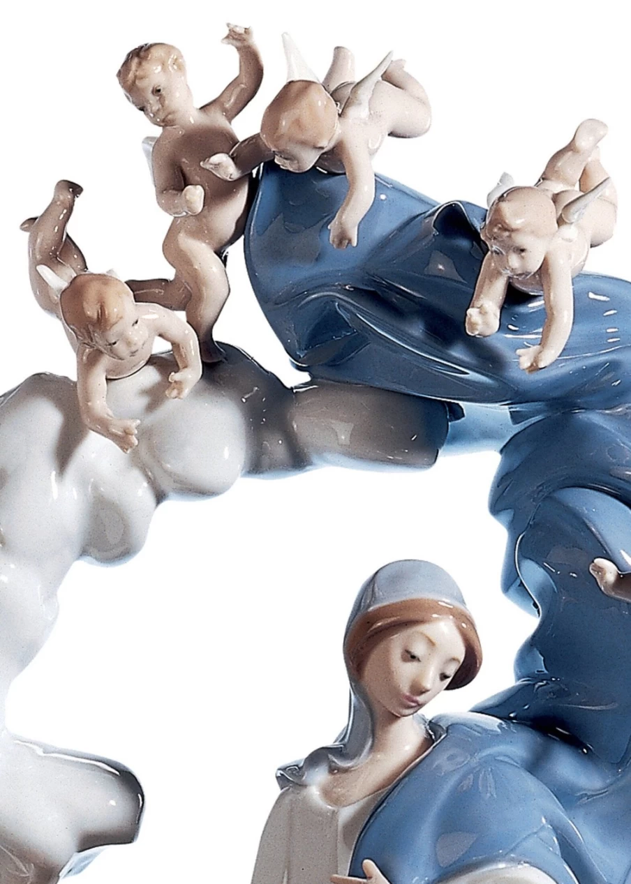 "Lladró Limited Edition Immaculate Virgin Figurine – Collectible Porcelain Statue"