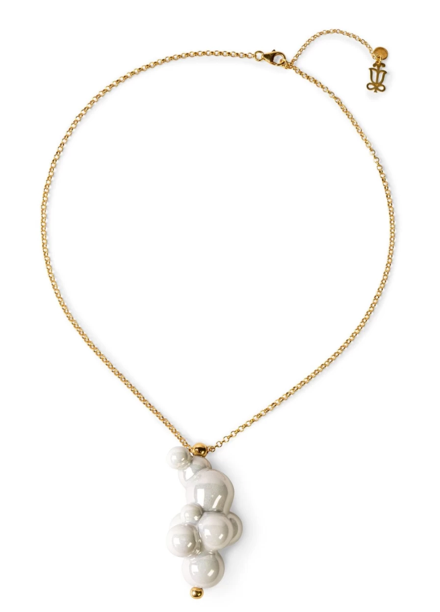 Lladró Bubbles Pendant - Elegant Handcrafted Porcelain Jewelry
