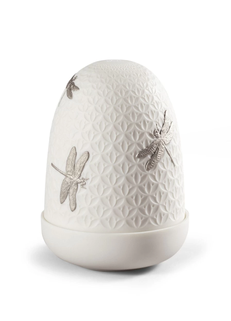 Lladró Dragonflies Glass Dome Table Lamp - Elegant Handcrafted Home Decor Lighting