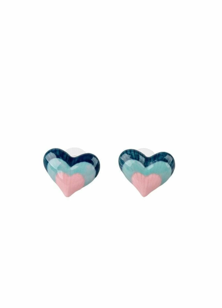 Lladró Rainbow Stud Earrings – Colorful Crystal Studs for Women