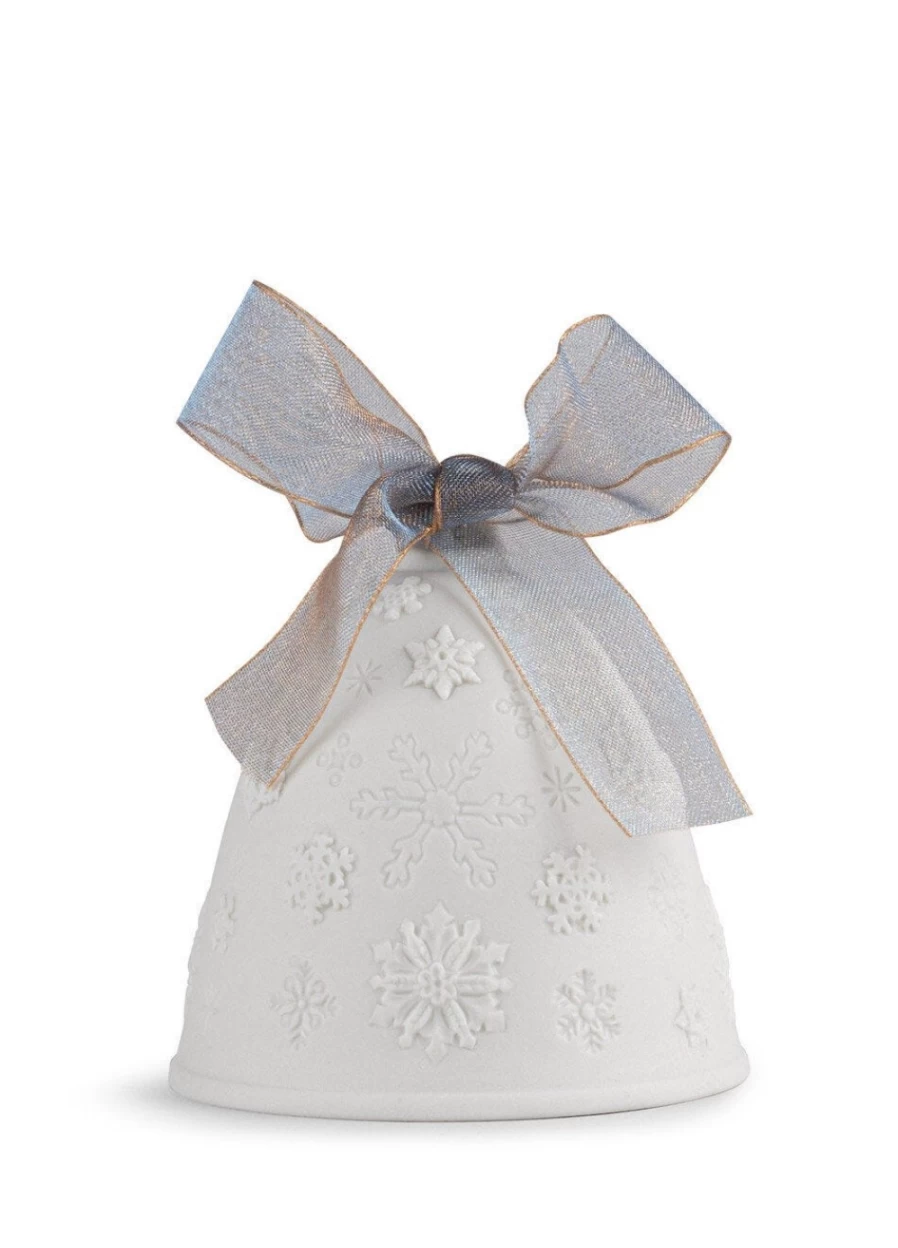 "Lladró 2022 Christmas Bell - Handcrafted Porcelain Holiday Decoration"