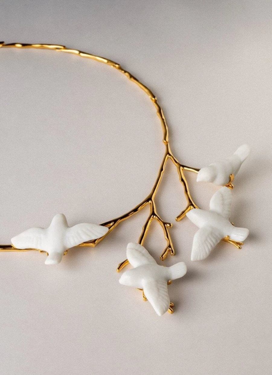 Lladró Enchanted Forest Branch Necklace – Elegant Fairy Tale Jewelry
