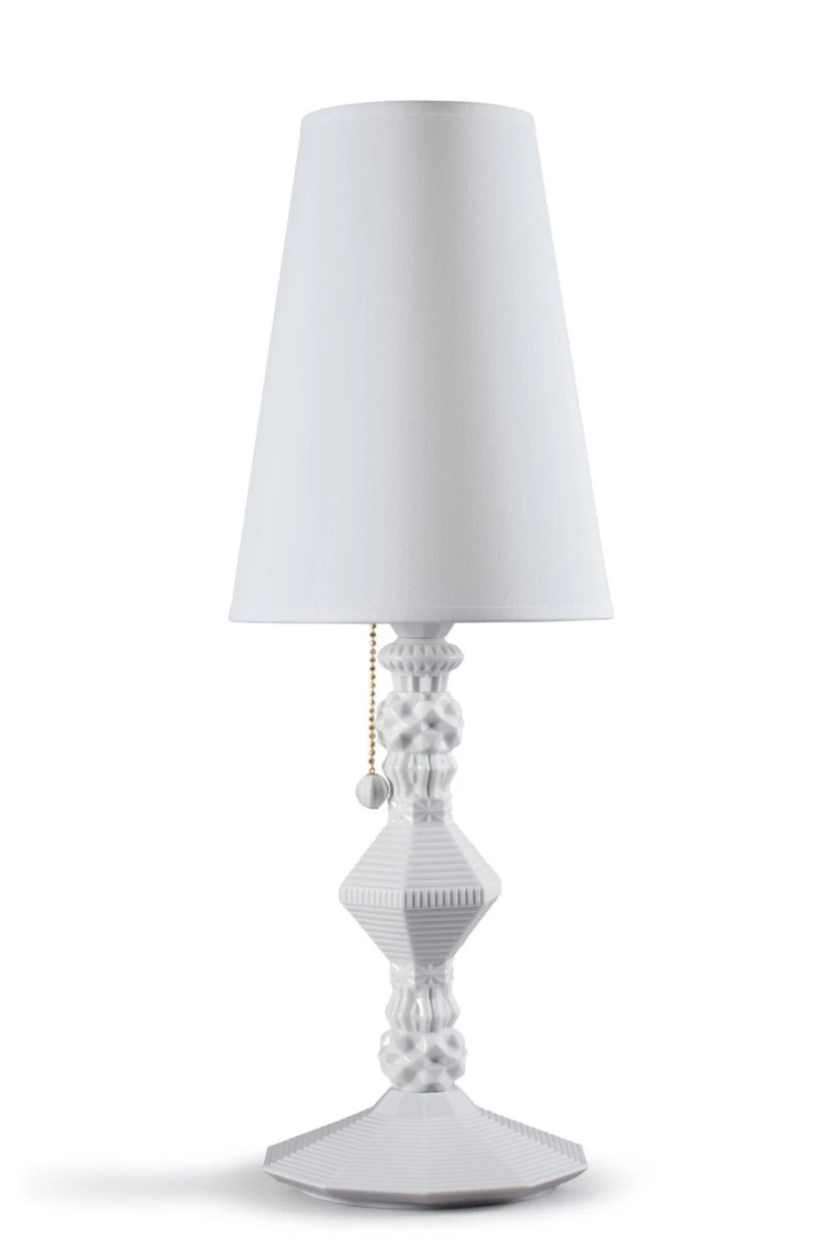 Lladró Belle De Nuit White Porcelain Table Lamp (US)