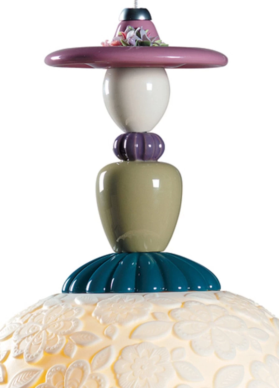 Lladró Mademoiselle Annette Elegant Ceiling Lamp for Modern Home Decor (US)
