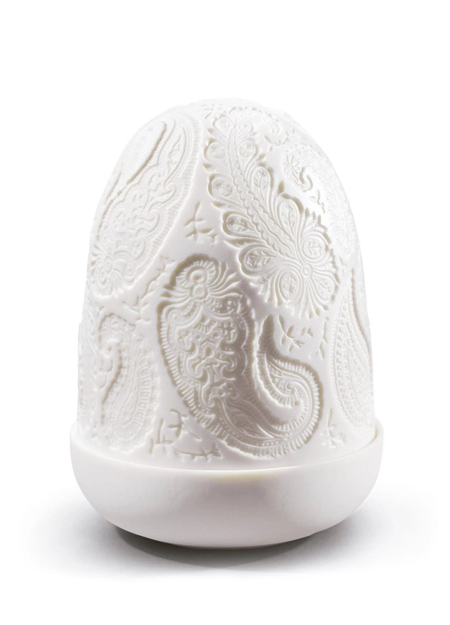 Lladró Paisley Dome Table Lamp - Handcrafted Ceramic Designer Lighting
