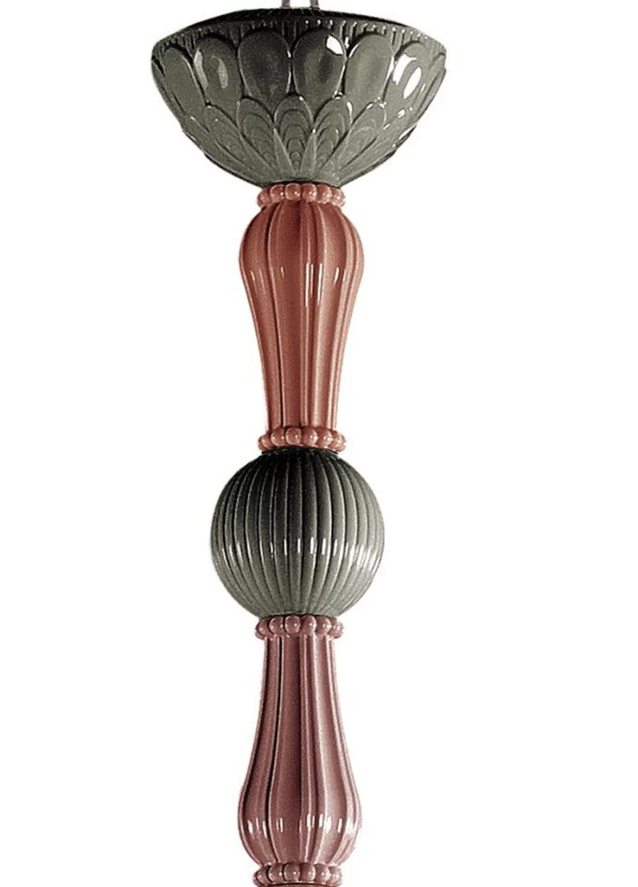 Lladró Red Coral 16-Light Flat Chandelier – Ivy And Seed Large Model