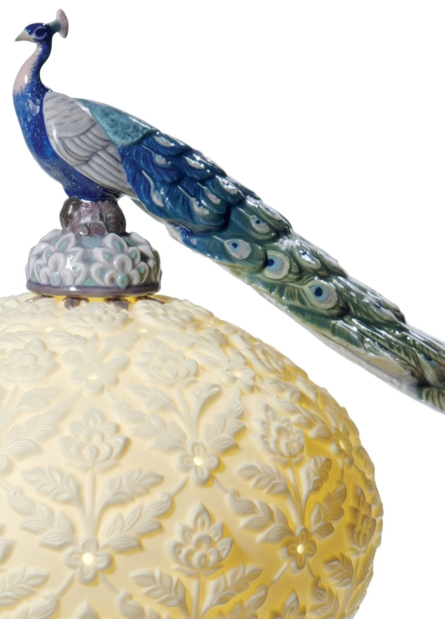 Lladró Peacock-Inspired Table Lamp | Elegant Handcrafted Home Decor (USA)