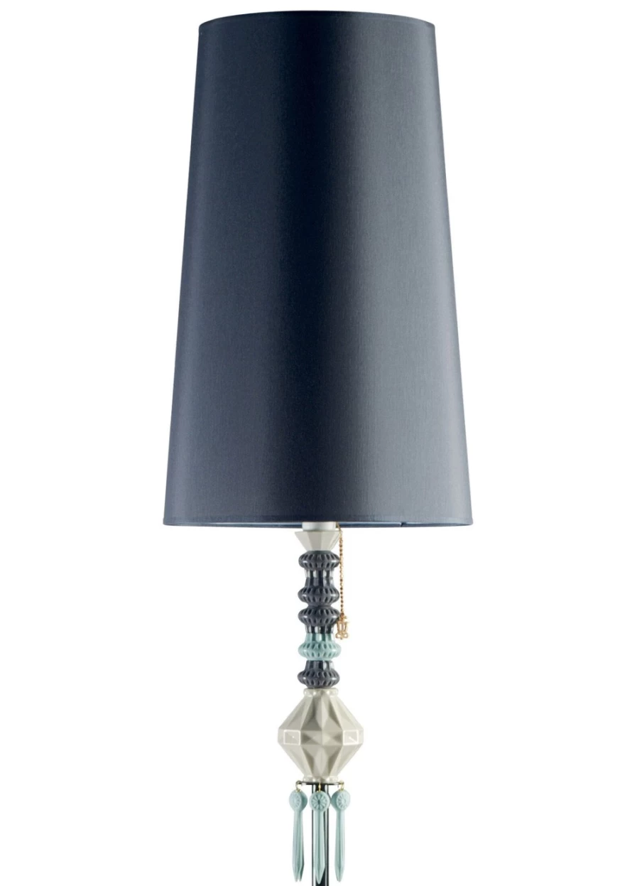 Lladró Belle De Nuit Black Floor Lamp I - Elegant Modern Lighting for Home Decor
