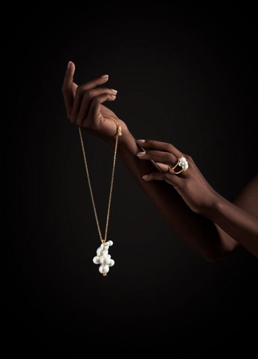 Lladró Bubbles Pendant - Elegant Handcrafted Porcelain Jewelry