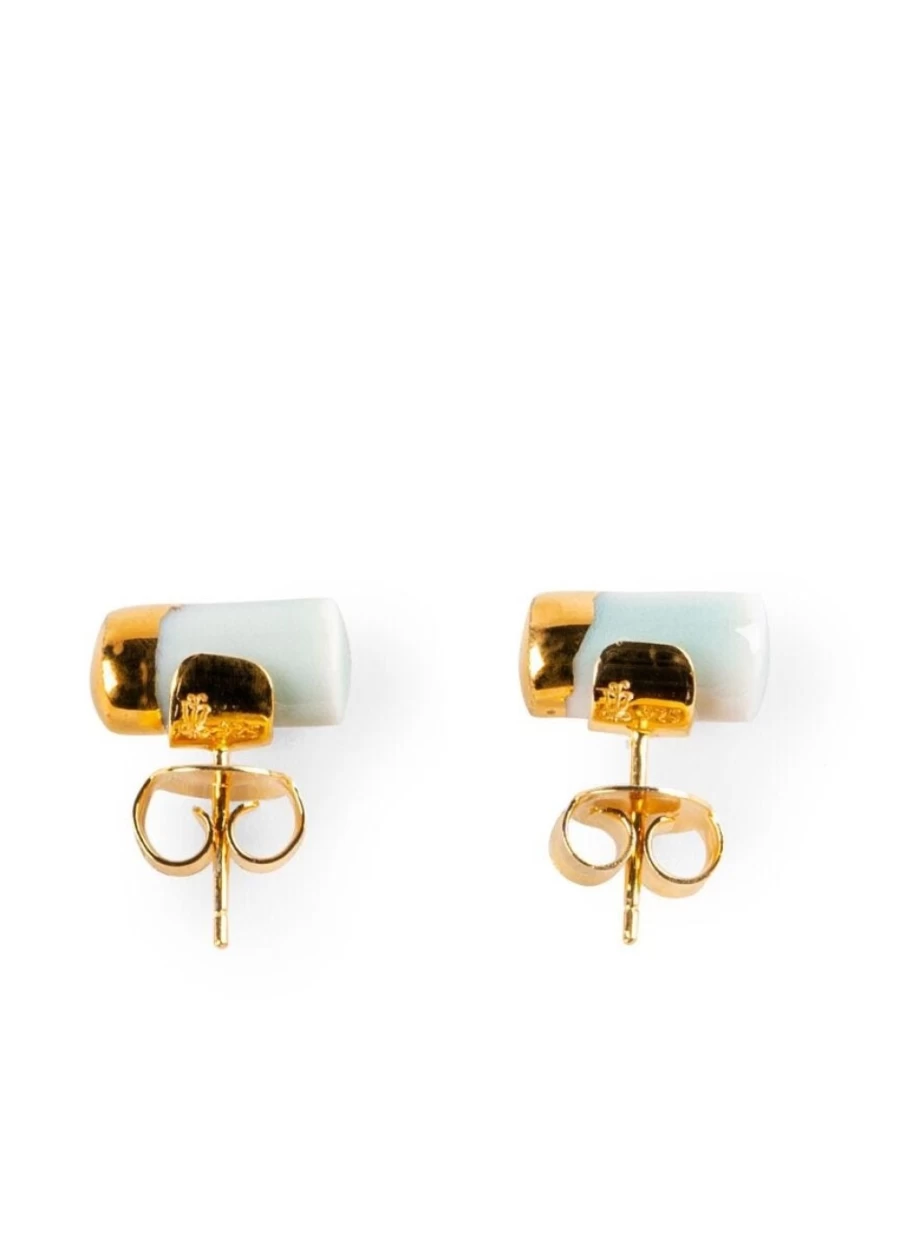 Lladró Twiggy Stud Earrings – Elegant Floral Design Studs for Women