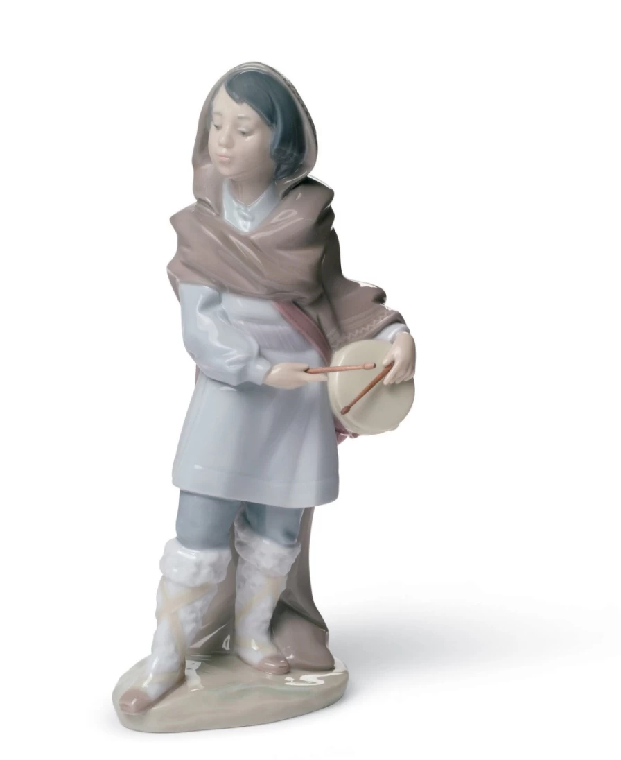 Lladró Drummer Boy Nativity Figurine - Handcrafted Christmas Collectible