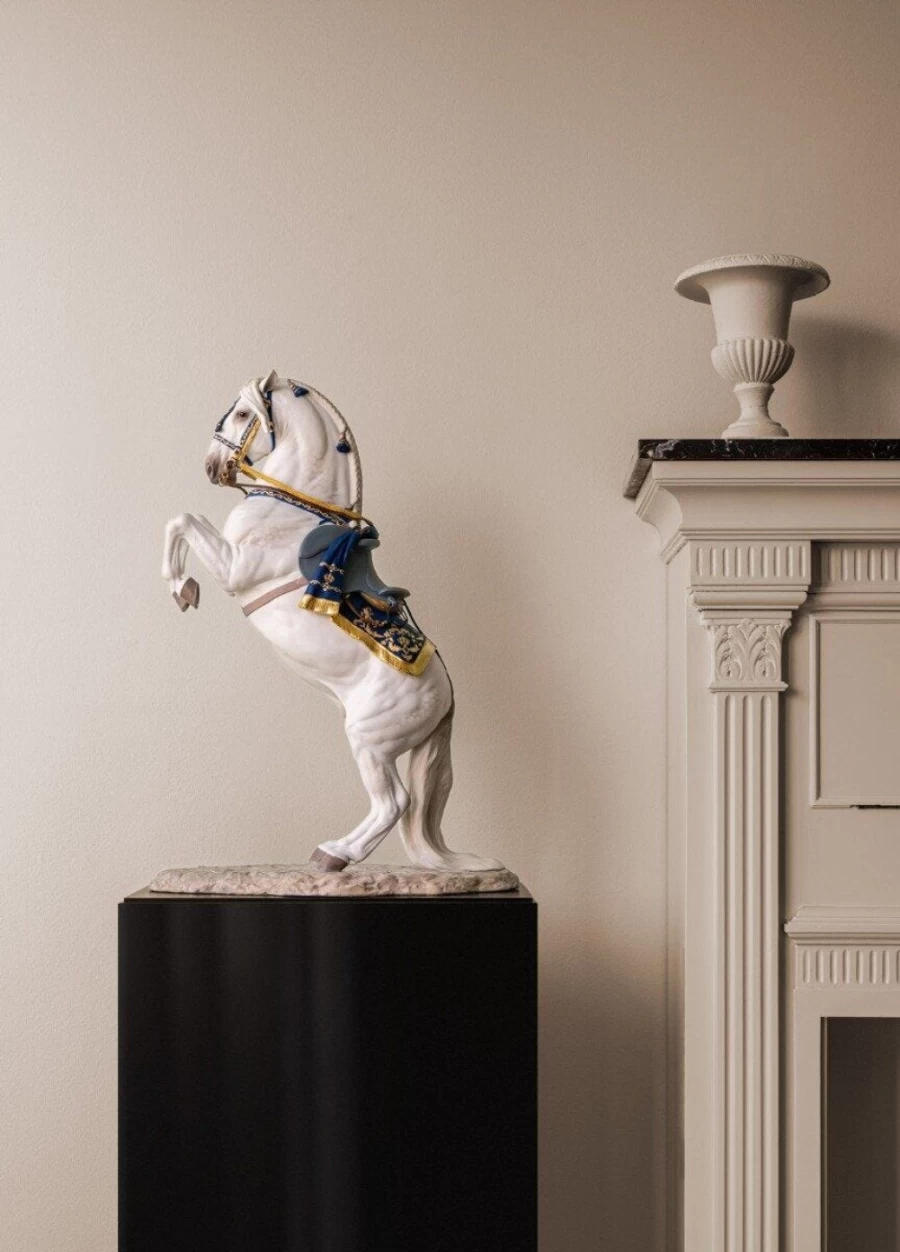 Lladró Limited Edition Spanish Pure Breed Sculpture - Haute Ecole Equestrian Art