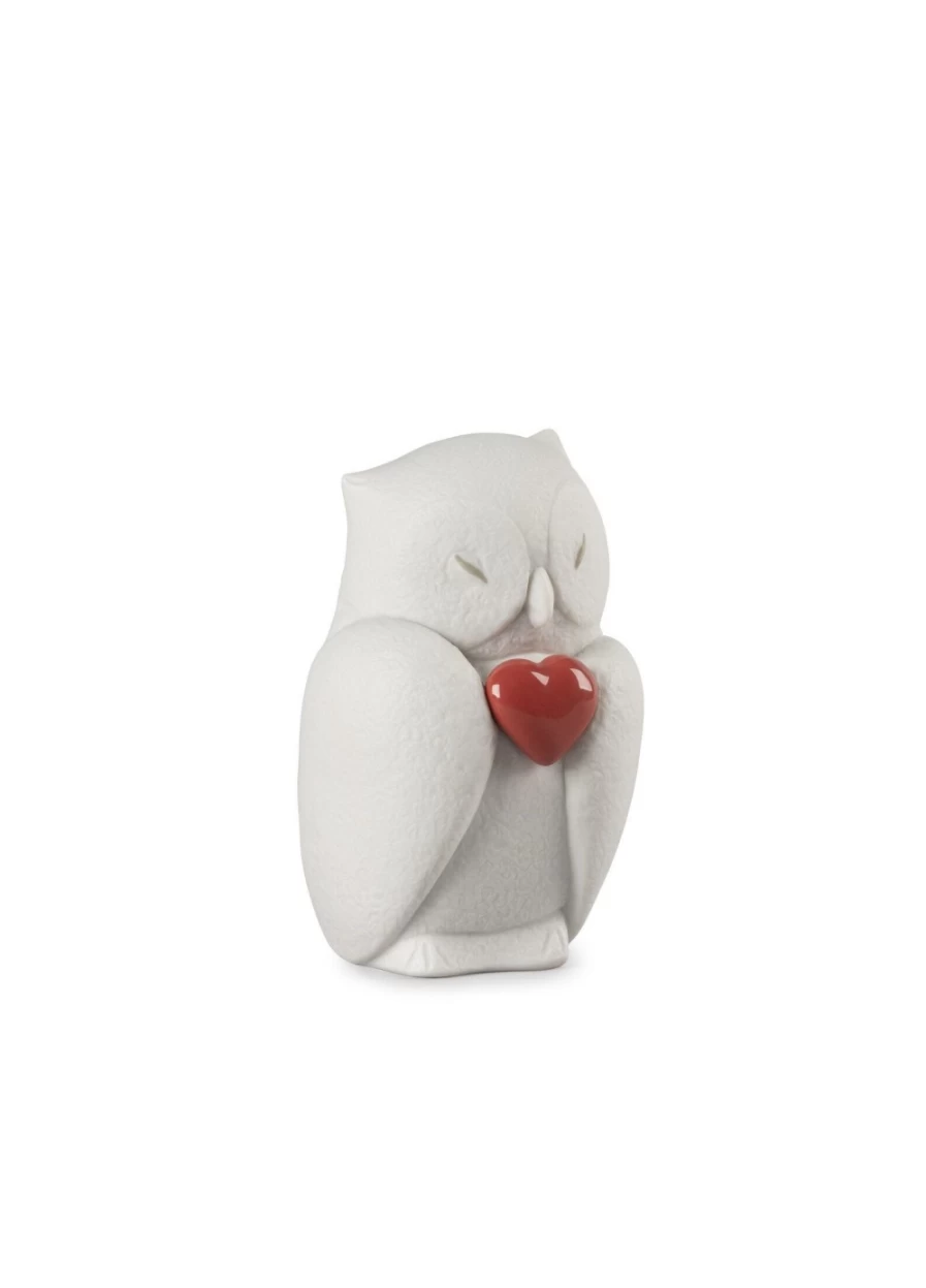 Lladró Intuitive Owl Figurine - Handcrafted Porcelain Sculpture by Reese