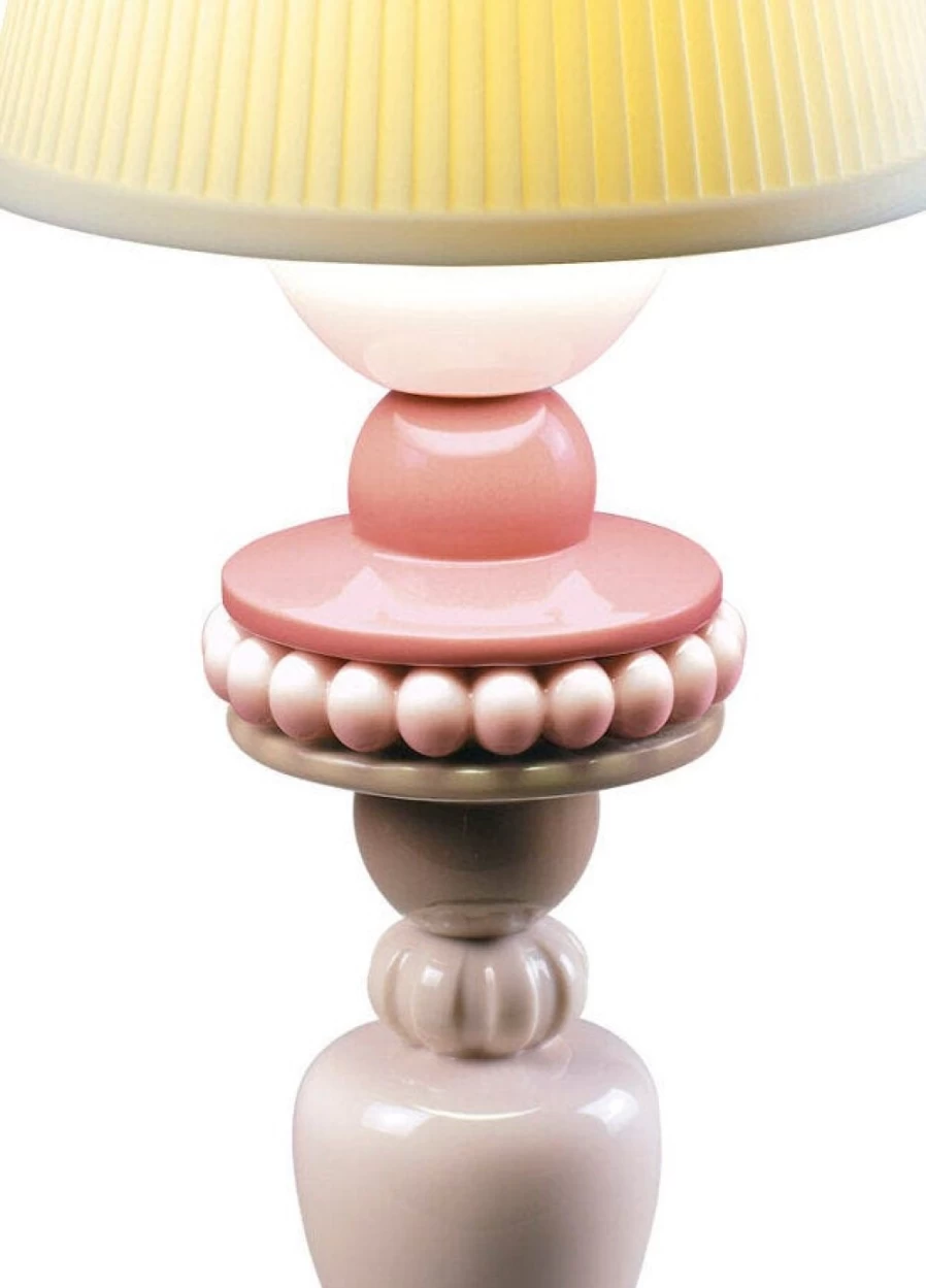 Lladró Black Sunflower Firefly Table Lamp – Elegant Home Decor Lighting