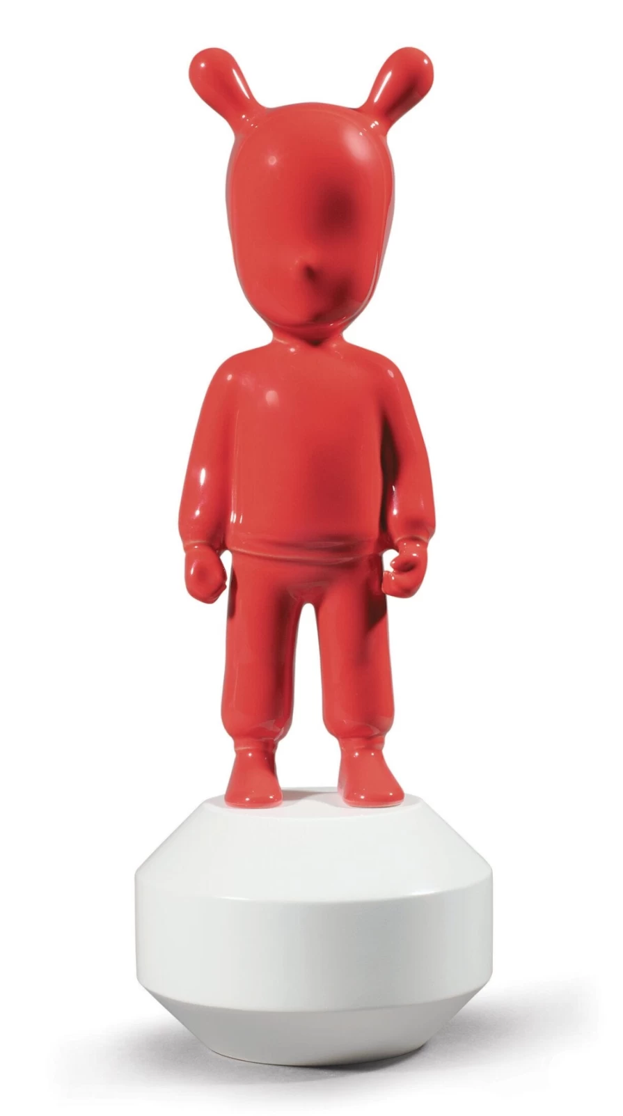 Lladró The Red Guest Figurine - Handcrafted Porcelain Collectible Small Model