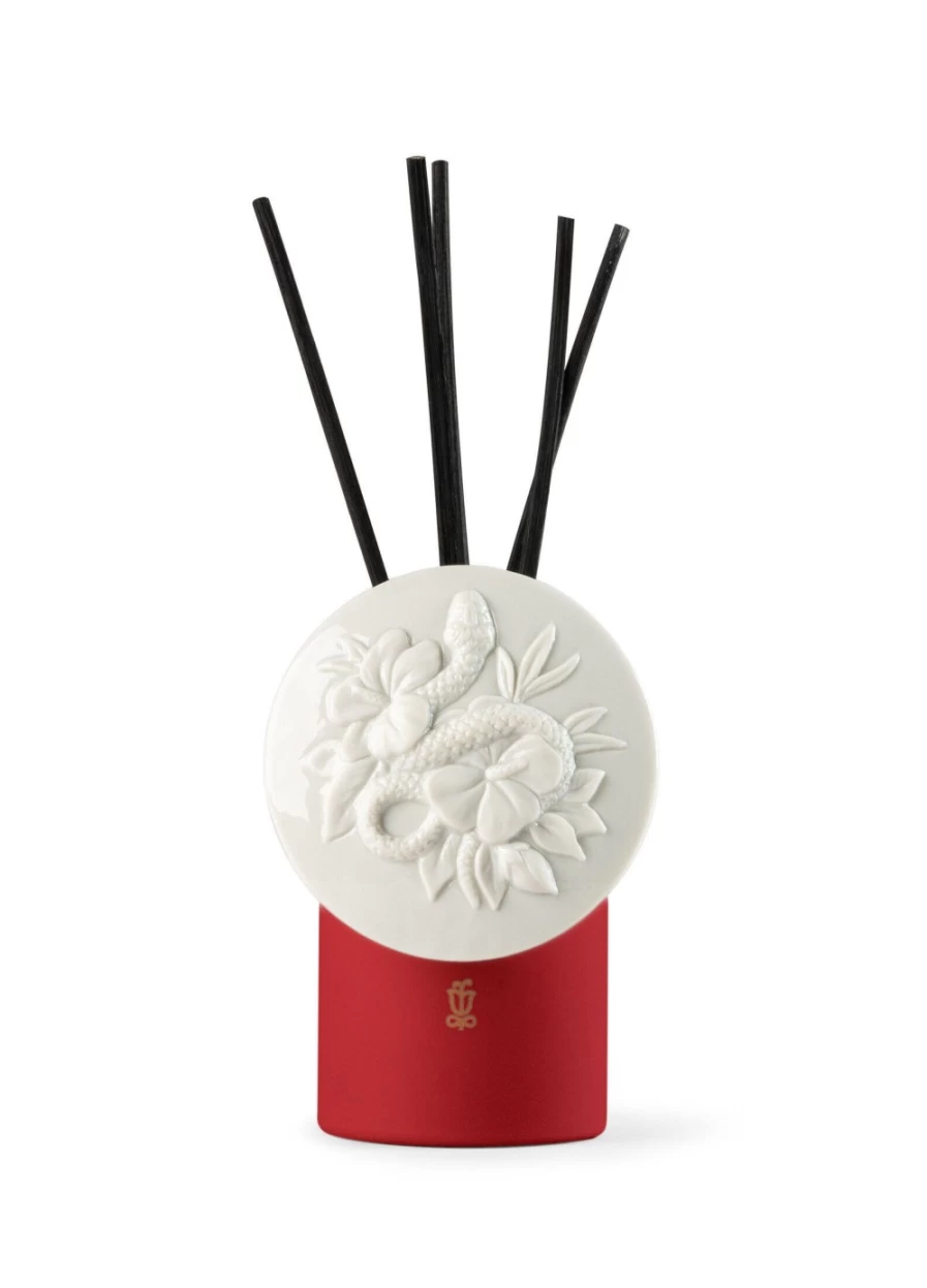 Lladró Oriental Snake Perfume Diffuser - Elegant Home Fragrance Decor