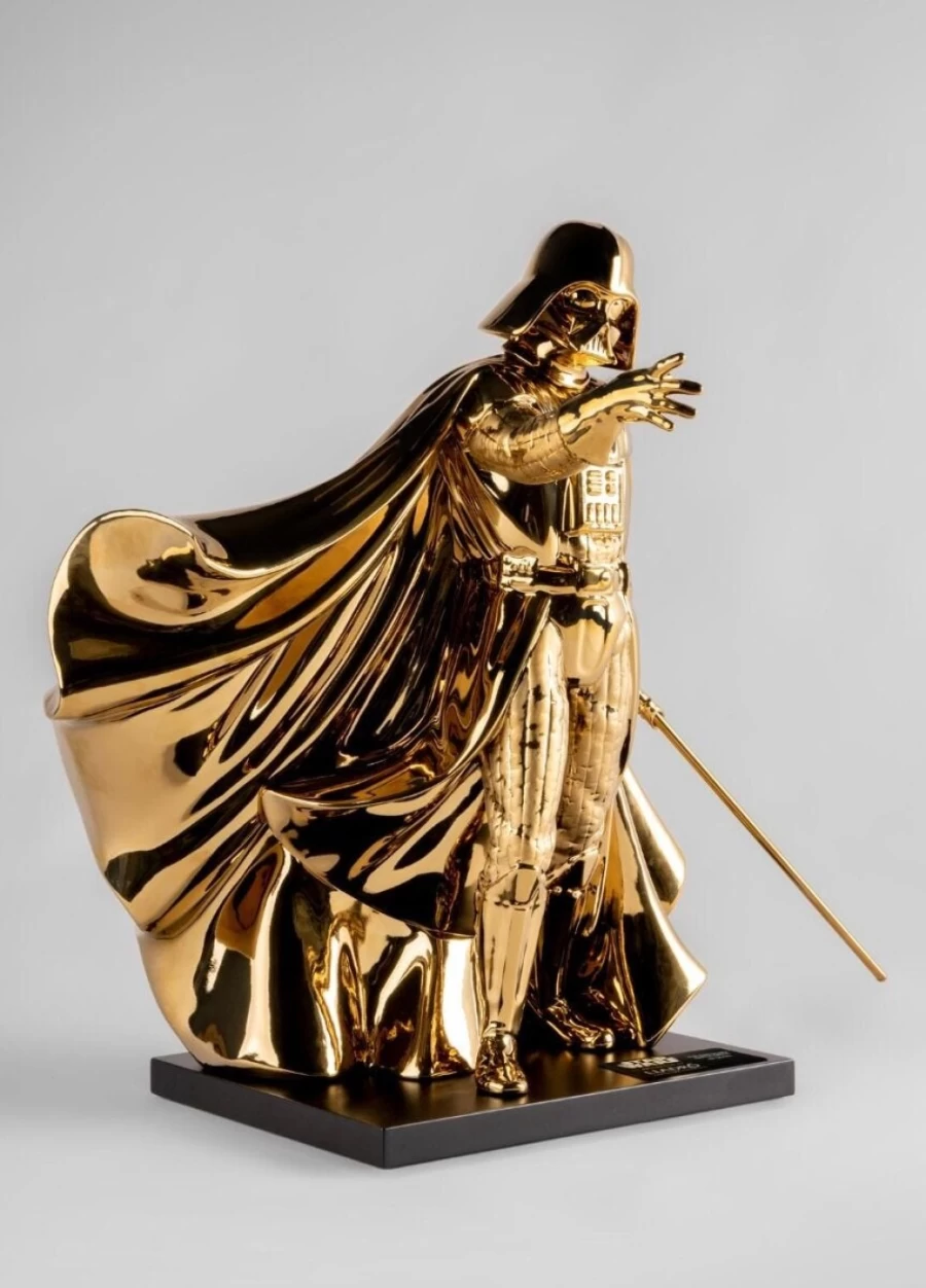 Lladró Limited Edition Golden Darth Vader™ Sculpture – Collectible Star Wars Statue