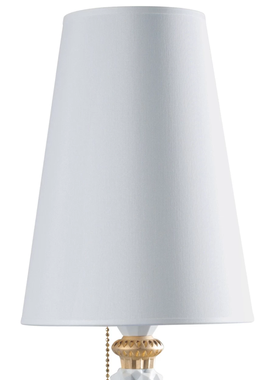Lladró Belle De Nuit Golden Table Lamp - Elegant Night Light for Home Decor