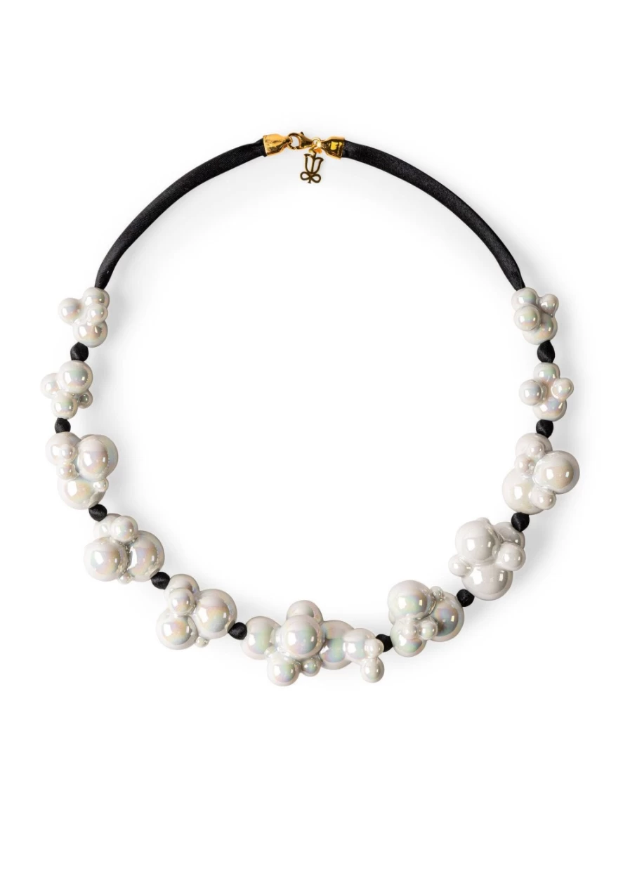 Lladró Bubbles Necklace - Elegant Crystal Pendant Jewelry for Women