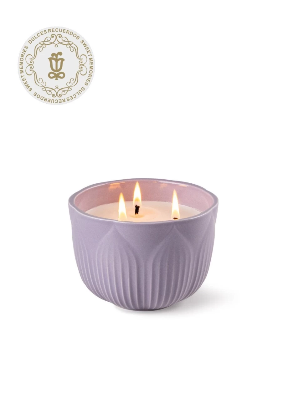 Lladró Sweet Memories Fleurs Scented Candle for Home Fragrance