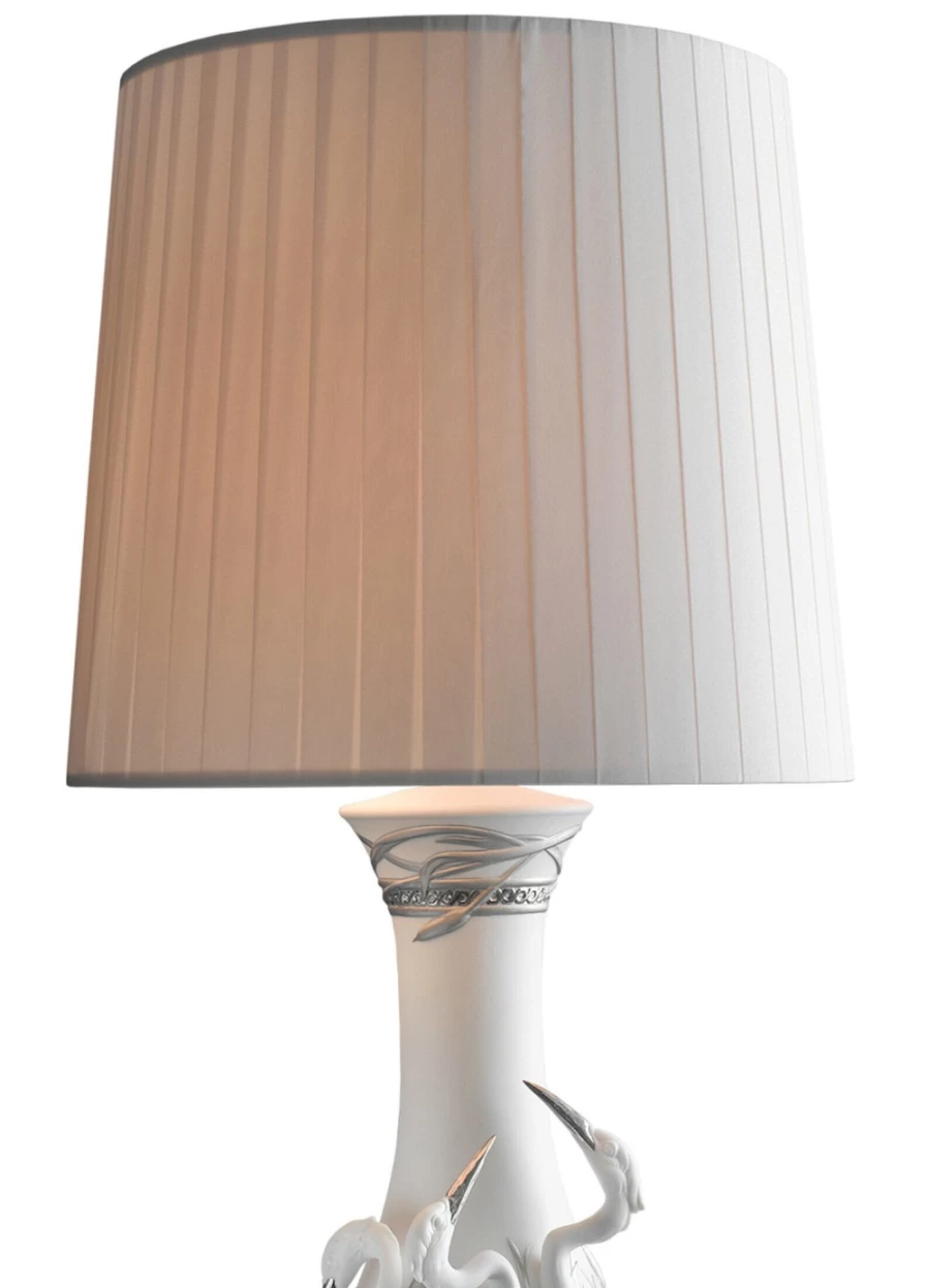 Lladró Herons Table Lamp – Elegant Handcrafted Ceramic Light for Home Decor (US)