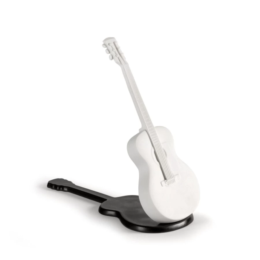 Lladró Porcelain Acoustic Guitar Figurine - Handcrafted Collectible Music Statue