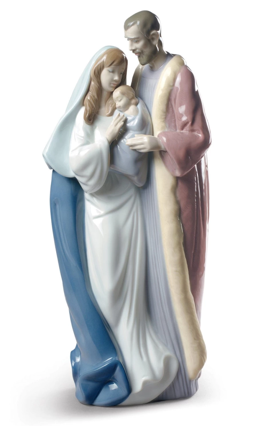 "Lladró Blessed Family Porcelain Figurine – Elegant Home Decor Collectible"