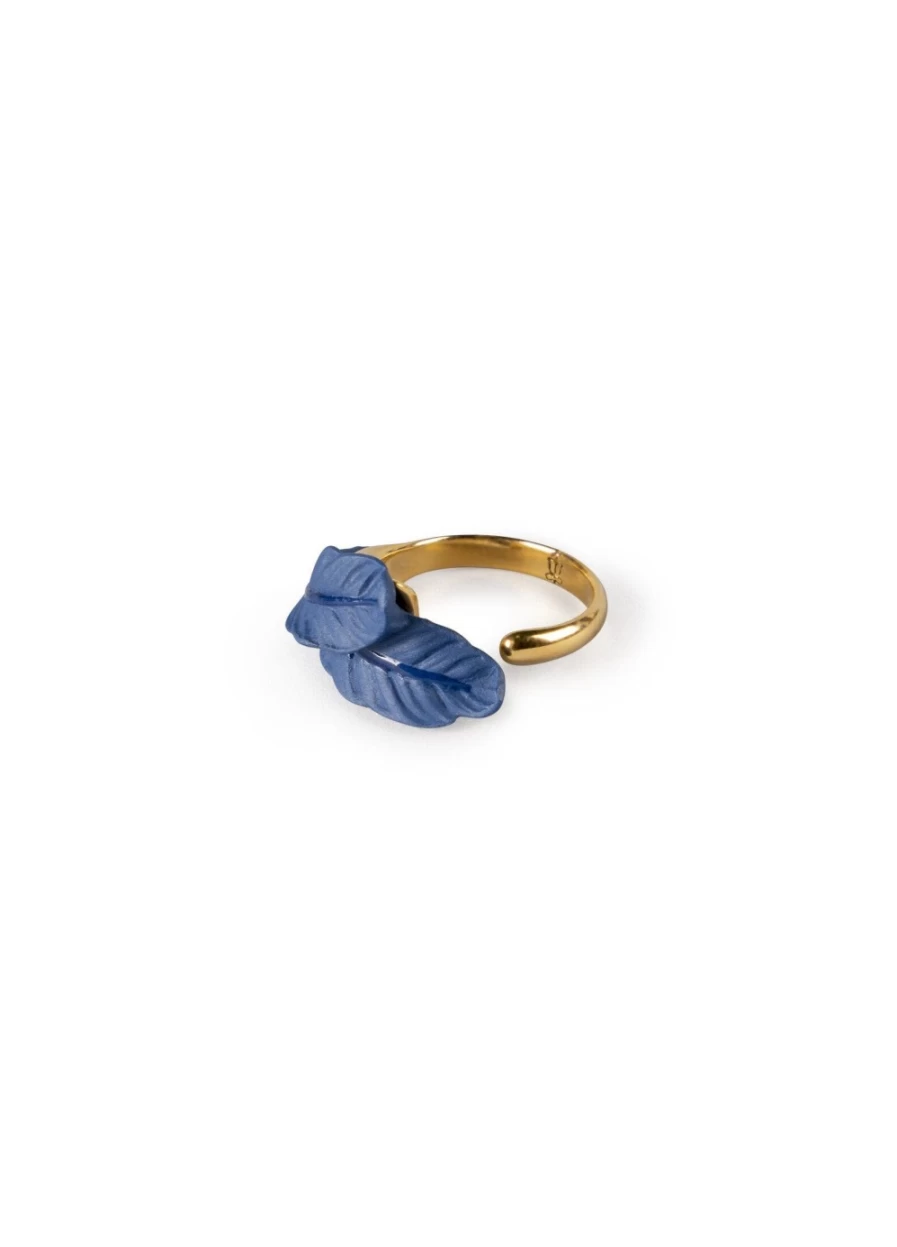 Lladró Paradise Wings Metal Ring - Elegant Angel Wing Jewelry for Women