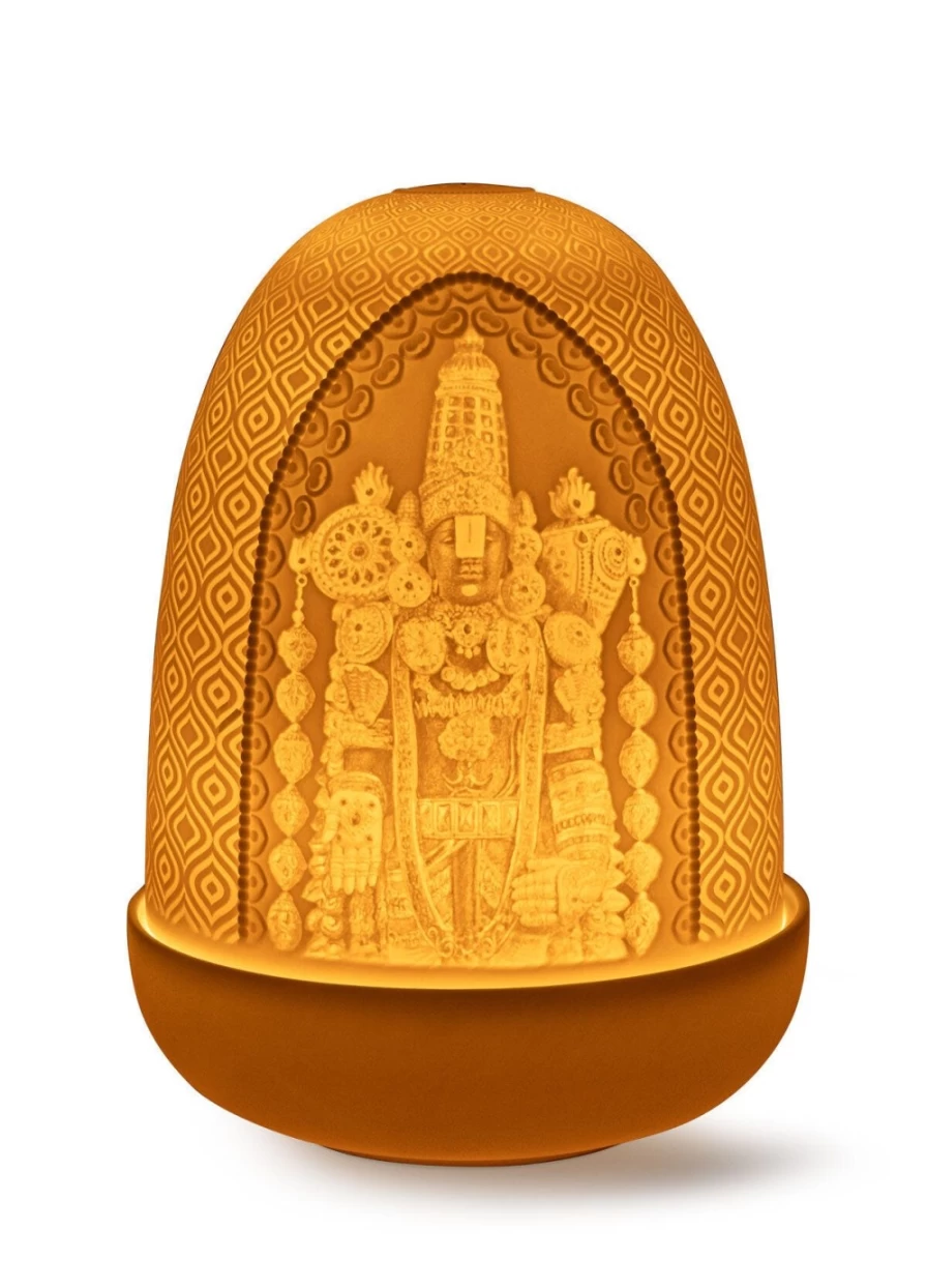 Lladró Lord Balaji Decorative Dome Table Lamp for Home Décor