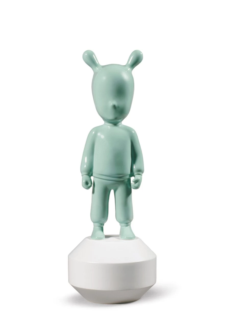 Lladró The Green Guest Figurine - Handcrafted Porcelain Small Model Collectible