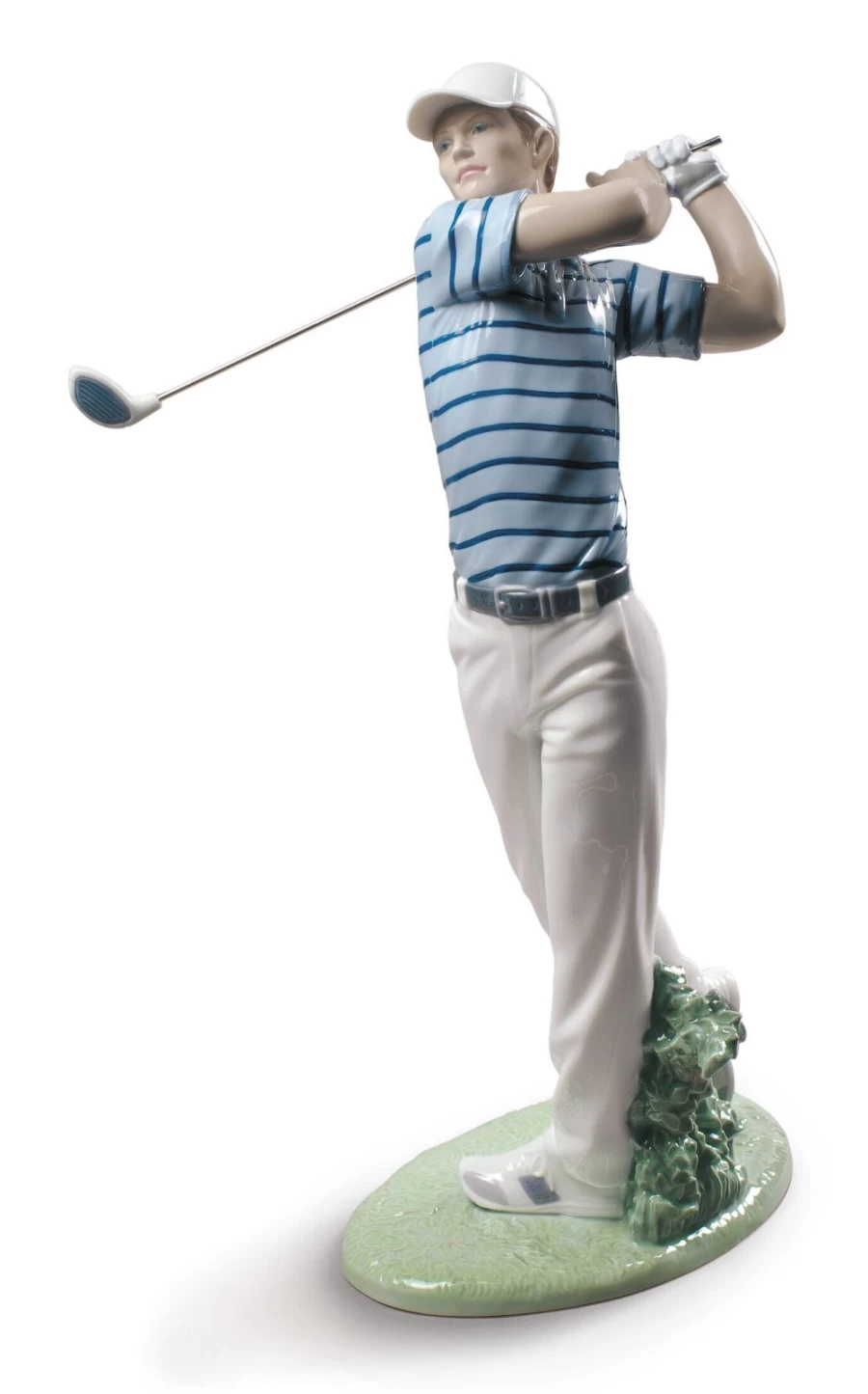 Lladró Golf Champion Man Porcelain Figurine – Collector’s Edition Statue