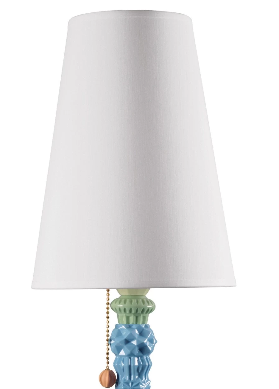 Lladró Belle De Nuit Multicolor Table Lamp | Decorative Ceramic Lighting for Home & Interior Design (US)