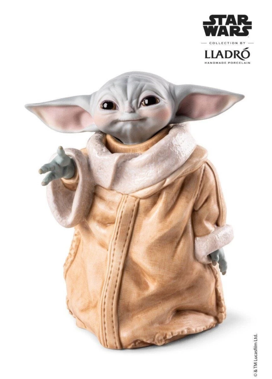 Lladró Grogu™ The Child Collectible Porcelain Sculpture from The Mandalorian