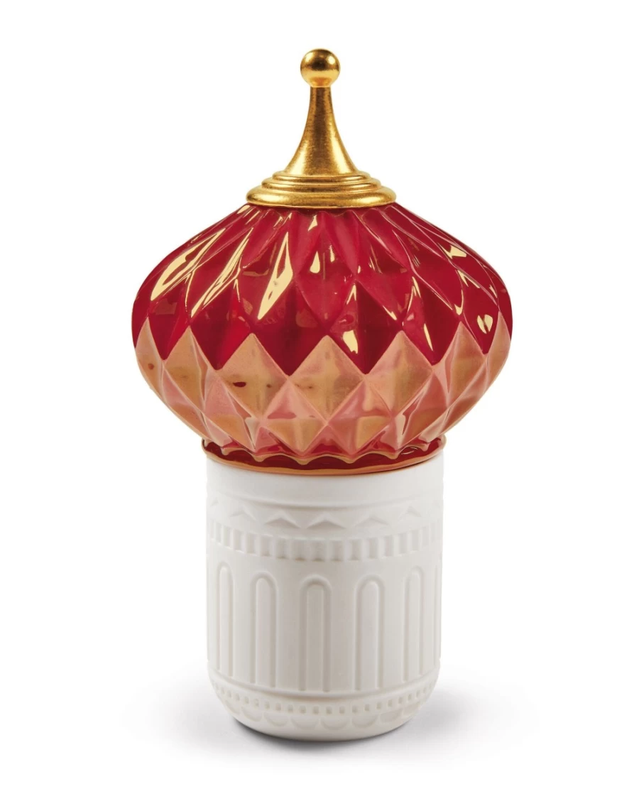 Lladró Purple Spire Scented Candle - Night Approaches Fragrance with 1001 Lights for Home Decor