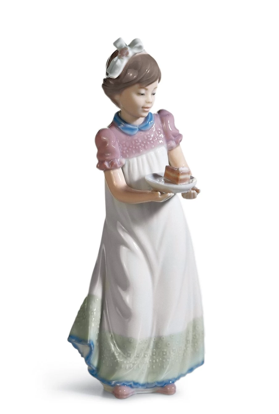 Lladró Porcelain Happy Birthday Girl Figurine - Elegant Collectible Birthday Gift for Women