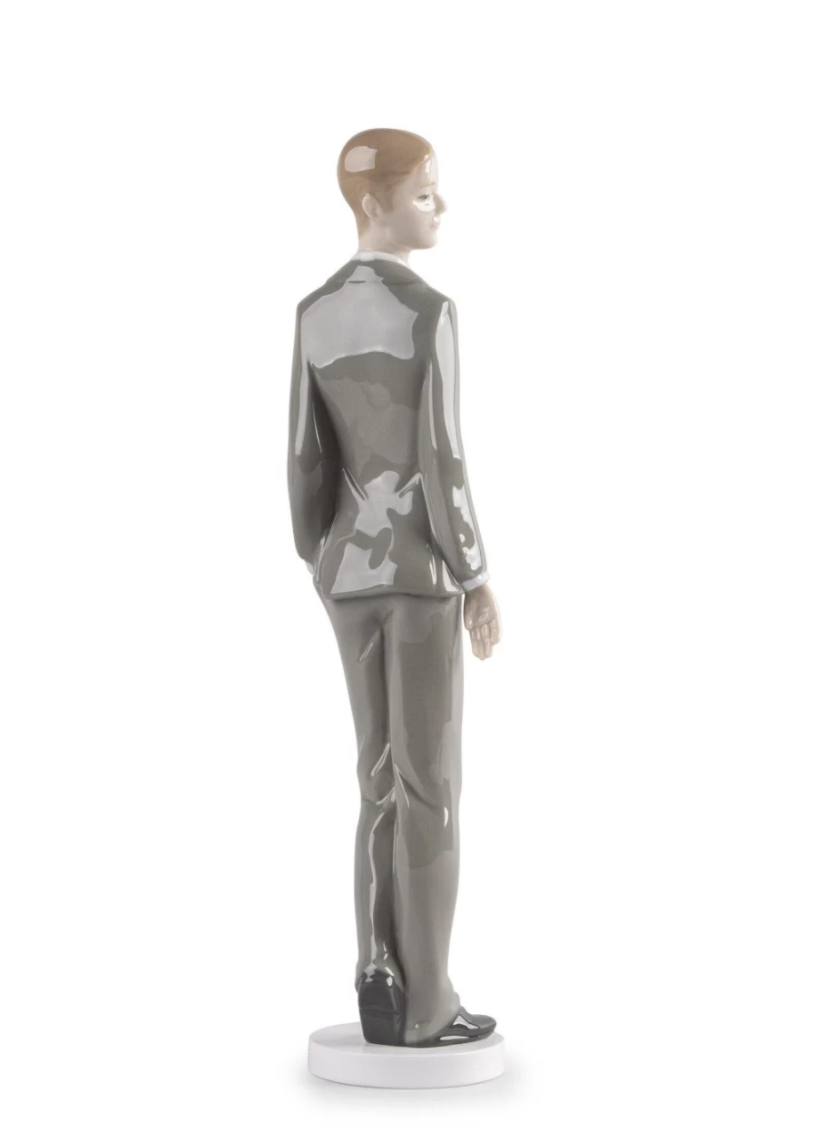 Lladró Soulmates Groom I Porcelain Figurine - Romantic Wedding Gift