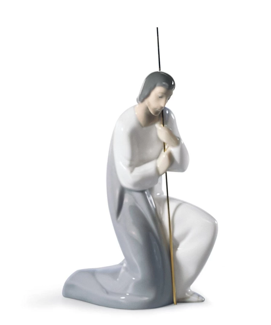 Lladró Saint Joseph Nativity Figurine - Handcrafted Porcelain Collectible