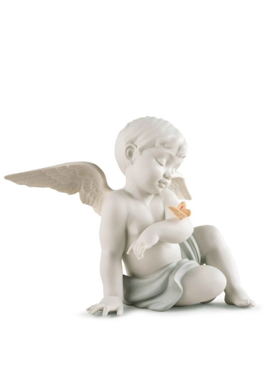 "Lladró Angelical Moments Porcelain Figurine – Collectible Art Piece"